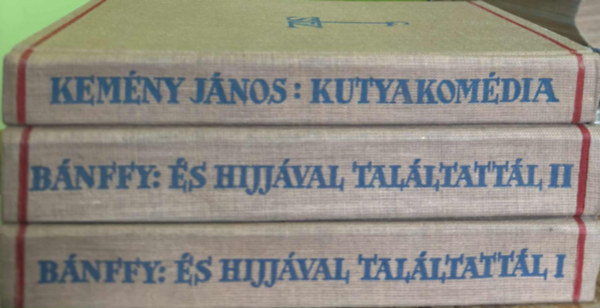 Gr�f B�nffy Mikl�s Kem�ny J�nos - 3 db Erd�lyi Sz�pm�ves C�h k�tet