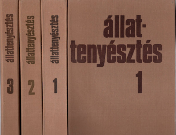 Dr. Horn Artr (szerk.) - llattenyszts 1-3.  1. ltalnos llattenyszts, Gazdasgi llatok takarmnyozsa - 2. Szarvasmarhatenyszts, Juhtenyszts, Ltenyszts  -  3. Sertstenyszts, , Baromfitenyszts, Nyl- s Prmesllattenyszts,