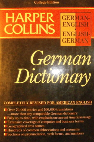 Harper Collins - Harper Collins German Dictionary (German-English, English-German)