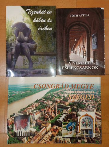 3 kiadvny Szegedrl: Csongrd megye - Szeged,Tizenkt v kben s rcben, A nemzeti emlkezet csarnoka