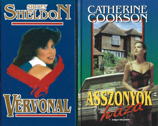 3 db k�nyv, Sidney Sheldon: V�rvonal, Catherine Cookson: Asszonyok h�za, Anita Shreve: A pil�ta asszonya