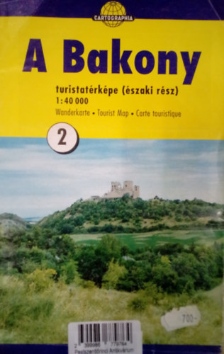 A Bakony turistatérképe (Északi rész) 1:40 000