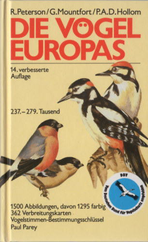 R.Peterson/G.Mountfort/P.A.D.Hollom - Die Vögel Europas
