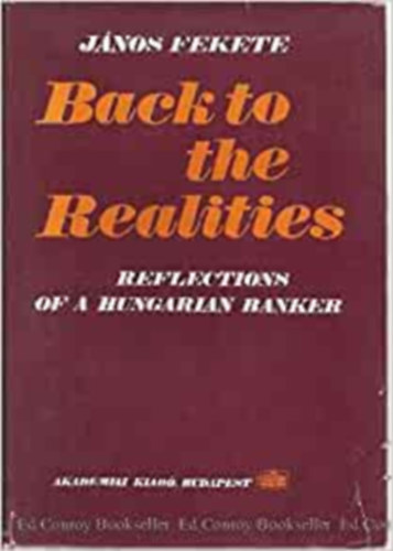 Fekete Jnos - Back to the realities