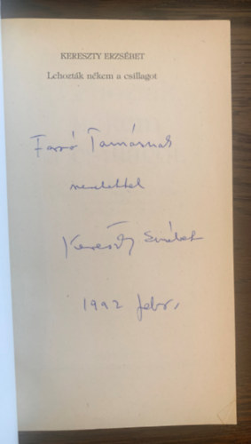 Kereszty Erzs�bet - Lehozt�k n�kem a csillagot