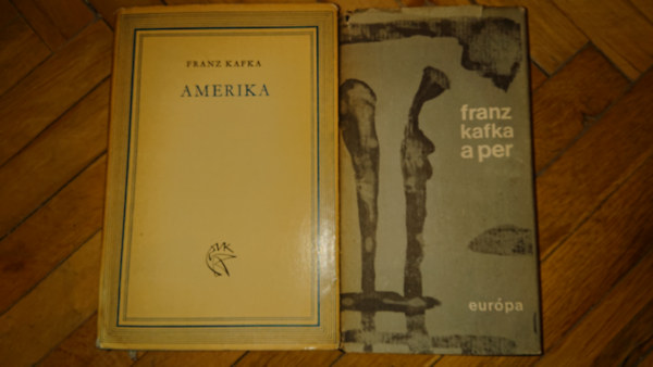 Franz Kafka - 2 db Franz Kafka regny: A per, Amerika