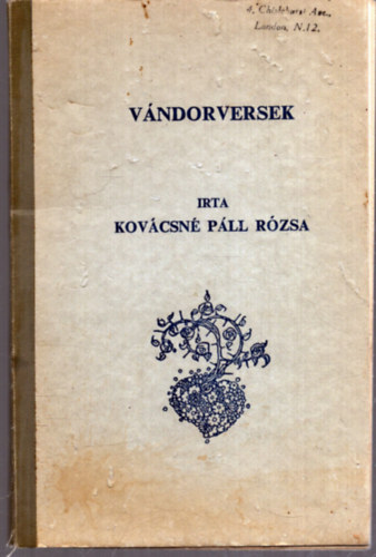 Kovácsné Páll Rózsa - Vándorversek