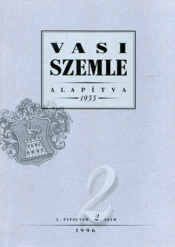 Vasi szemle - L. �vf. 2.sz�m, 1996