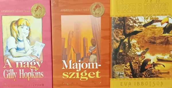 Paula Fox, Eva Ibbotson Katherine Paterson - A nagy Gilly Hopkins + Vissza a foly�hoz + Majomsziget  (3 m�)