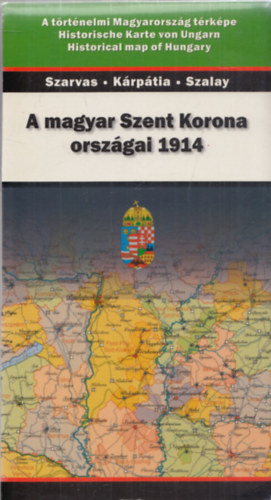 A magyar Szent Korona orsz�gai 1914 (A t�rt�nelmi Magyarorsz�g t�rk�pe)