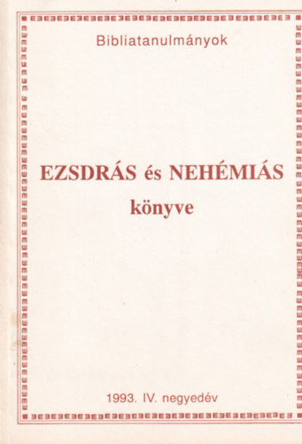 Ezsdrs s Nehmis knyve