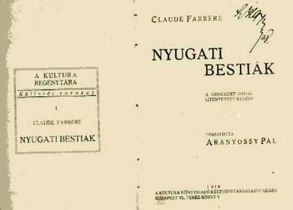 Claude Farrere - Nyugati besti�k