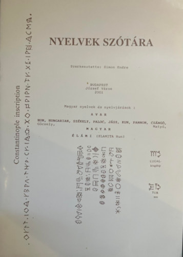 Simon Endre - Nyelvek sz�t�ra