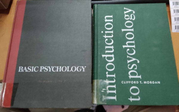 Gardner Lindzey, Kenneth MacCorquodale, Clifford T.  Morgan Richard M. Elliott (Thomas) - Basic Psychology + Introduction to psychology (2 ktet)