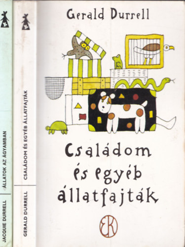 Gerald Durrell Jacquie Durrell - 2db humoros m - Jacquie Durrell: llatok az gyamban + Gerald Durrell: Csaldom s egyb llatfajtk