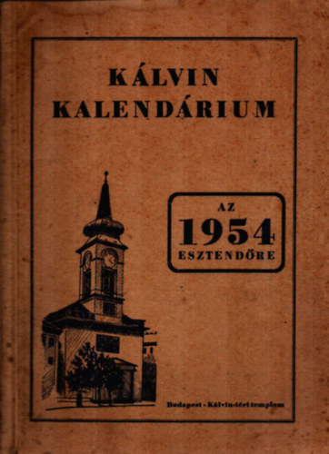 Dr. Kdr Imre - Klvin kalendrium 1954