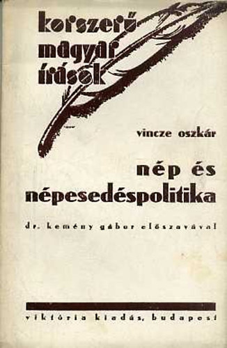 Vincze Oszk�r - N�p �s n�pesed�spolitika