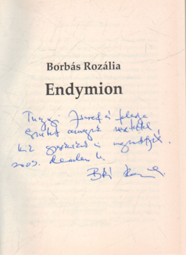 Borbs Rozlia - Endymion