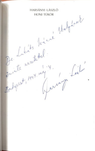 Hars�nyi L�szl� - Honi t�k�r