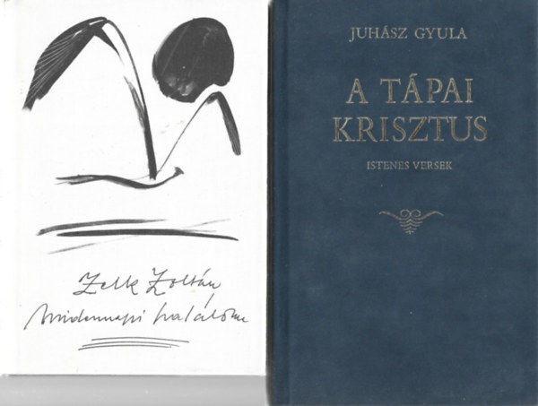 2 db k�nyv, Zelk Zolt�n: Mindennapi hal�lom, Juh�sz Gyula: A t�pai krisztus (istenes verek)