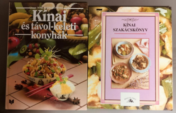Kínai és távol-keleti konyhák + Kínai szakácskönyv - A világ konyháinak legjobb ételei 1. (több, mint 120 recept) 2db szakácskönyv