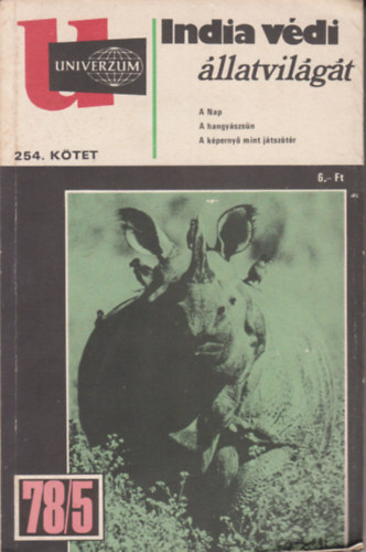 Univerzum - India vdi llatvilgt (254. ktet) 1978/5