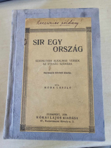 Mra Lszl - Sr egy orszg