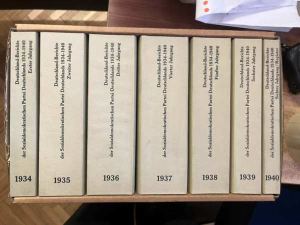 Deutschland-Berichte der sozialdemokratischen partei deutschlands I-VI. 1934-1940