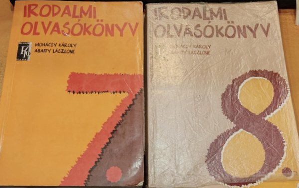 Mohcsy Kroly, Abaffy Lszln - 2 db Irodalmi olvasknyv 7. vfolyam + 8. vfolyam