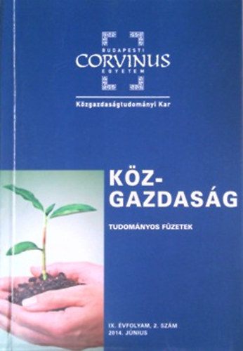 Kzgazdasg - Tudomnyos fzetek IX. vfolyam 2.szm 2014. jnius