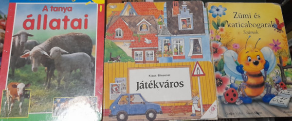 Klaus Bliesener - 3 db lapoz meseknyv: A tanya llatai, Jtkvros, Zmi s a katicabogarak