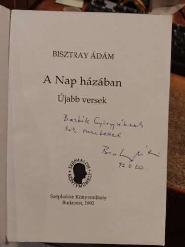 Bisztray Ádám - A nap házában