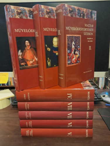 K�szeghy P�ter  (f�szerk.) - Magyar m�vel�d�st�rt�neti lexikon I-VIII. (MAM�L)