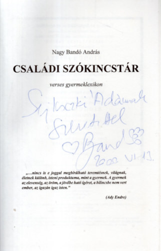 Nagy Band Andrs - Csaldi szkincstr