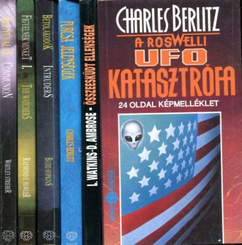 Több szerző - 6 db Fantasy/UFO kötet