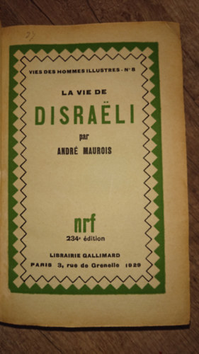 André Maurois - La Vie de Disreali