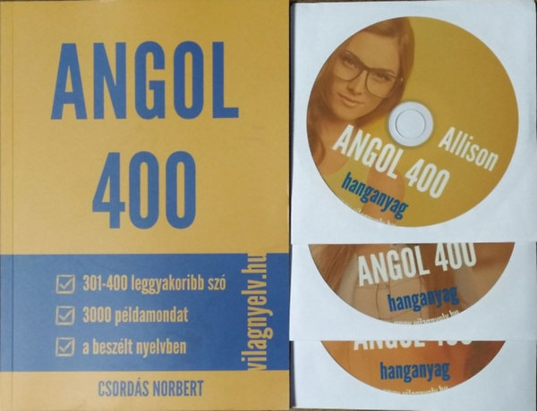 Csords Norbert - Angol 400 (301-400) + Hanganyag (3 CD)