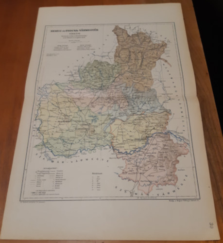 Bereg-és Ugocsa-Vármegyék térképe