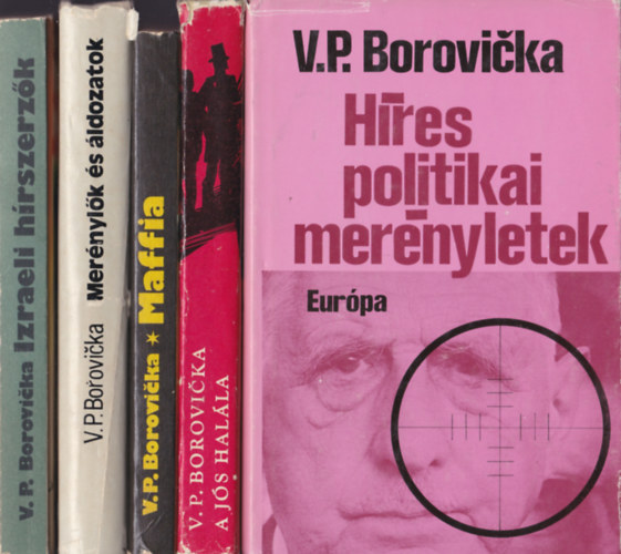 V. P. Borovička könyvcsomag 5 db