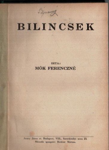 Mók Ferenczné - Bilincsek