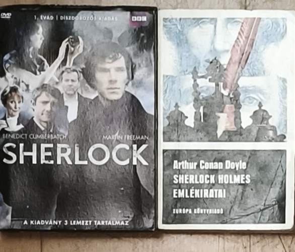 A. Conan Doyle - A. Conan Doyle-Sherlock Holmes emlékiratai + ajándék Sherlock c. sorozat DVD-1. évad-Díszdobozos kiadás (3 lemez)