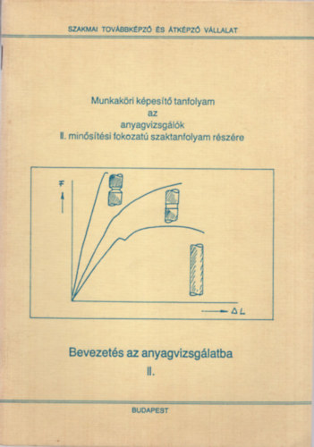 Dr. Karsai Istv�n - Bevezet�s az anyagvizsg�latba II. - Munkak�ri k�pes�t� tanfolyam az anyagvizsg�l�k II. min�s�t�si fokozat� szaktanfolyam r�sz�re
