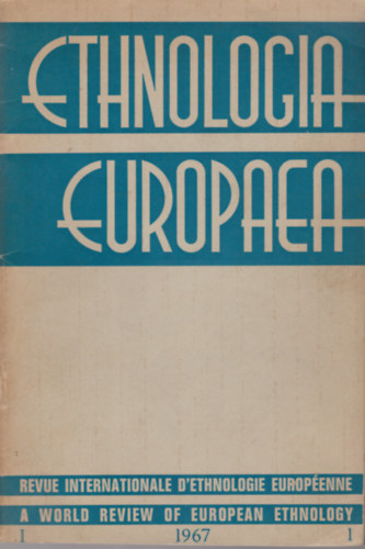 Ethnologia Europaea Vol. I. 1 1967