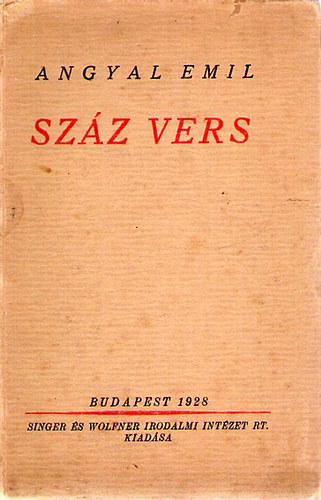 Angyal Emil - Sz�z vers