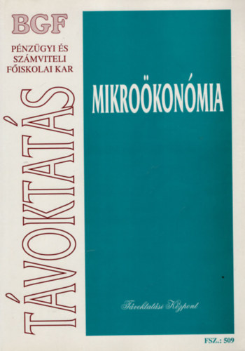 Dr. Nagy Andrs - Mikrokonmia 1-2. ktet