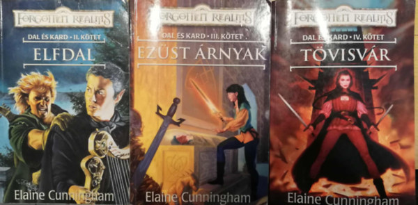 Elaine Cunningham - Da� �s Kard Forgotten Realms II III IV k�tet (Elfdal, Ez�st �rnyak, T�visv�r)