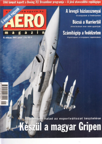 Sajtos Zolt�n - Aero magazin 2004/1-12.  teljes �vfolyam, lapsz�monk�nt