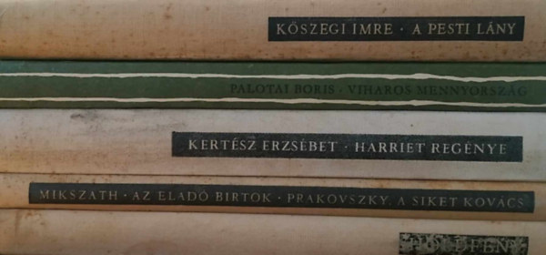 5 db cs�kos k�nyv