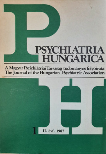 Psychiatria Hungarica 1987 II. vf.