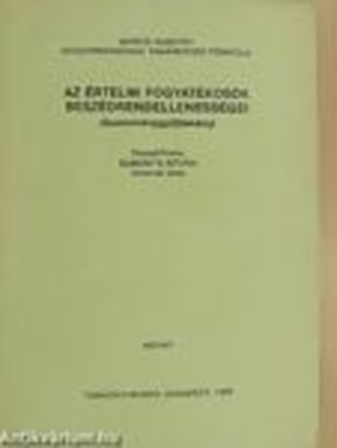 Subosits Ist�n f�isk.tan�r  (�ssze�ll�totta) - Az �rtelmi fogyat�kosok besz�drendelleness�gei